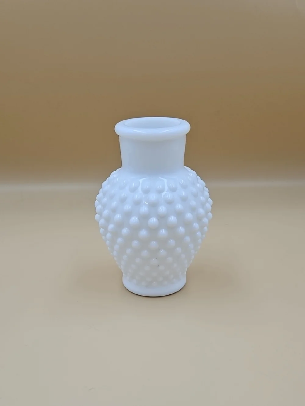 Vintage Milk Glass Vase - Small